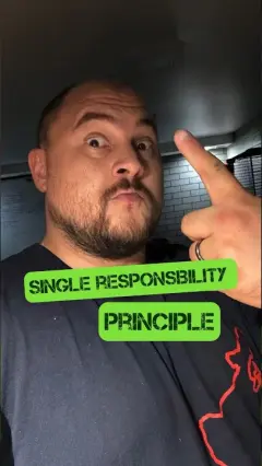 SOLID - принцип единственной ответственности.